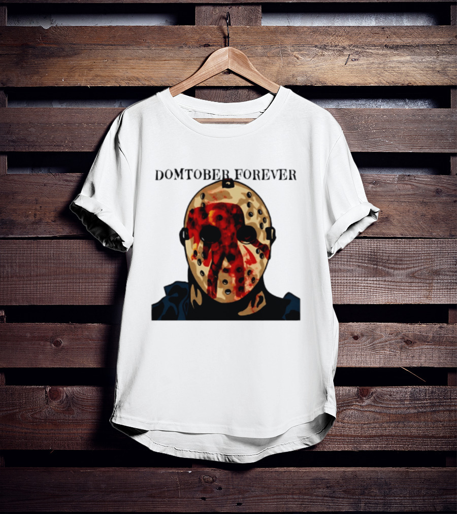 Domtober Forever Jason Voorhees Halloween Mask T-Shirt
