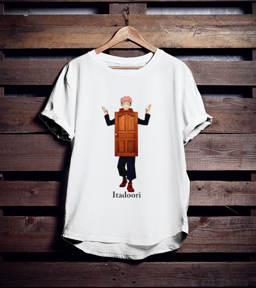 Yuji Itadori Door Jujutsu Kaisen Anime Itadoori T-Shirt