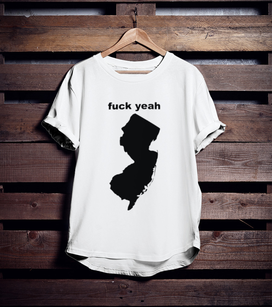 Fuck Yeah New Jersey Map T-Shirt