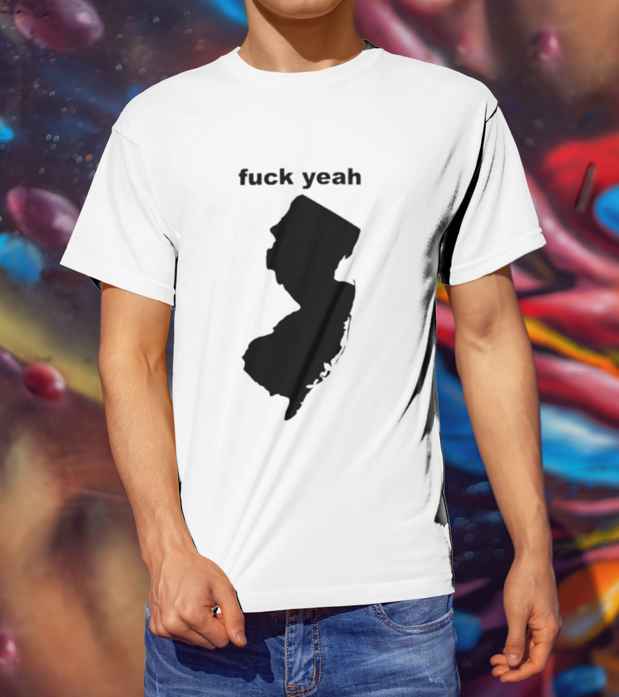 Fuck Yeah New Jersey Map T-Shirt