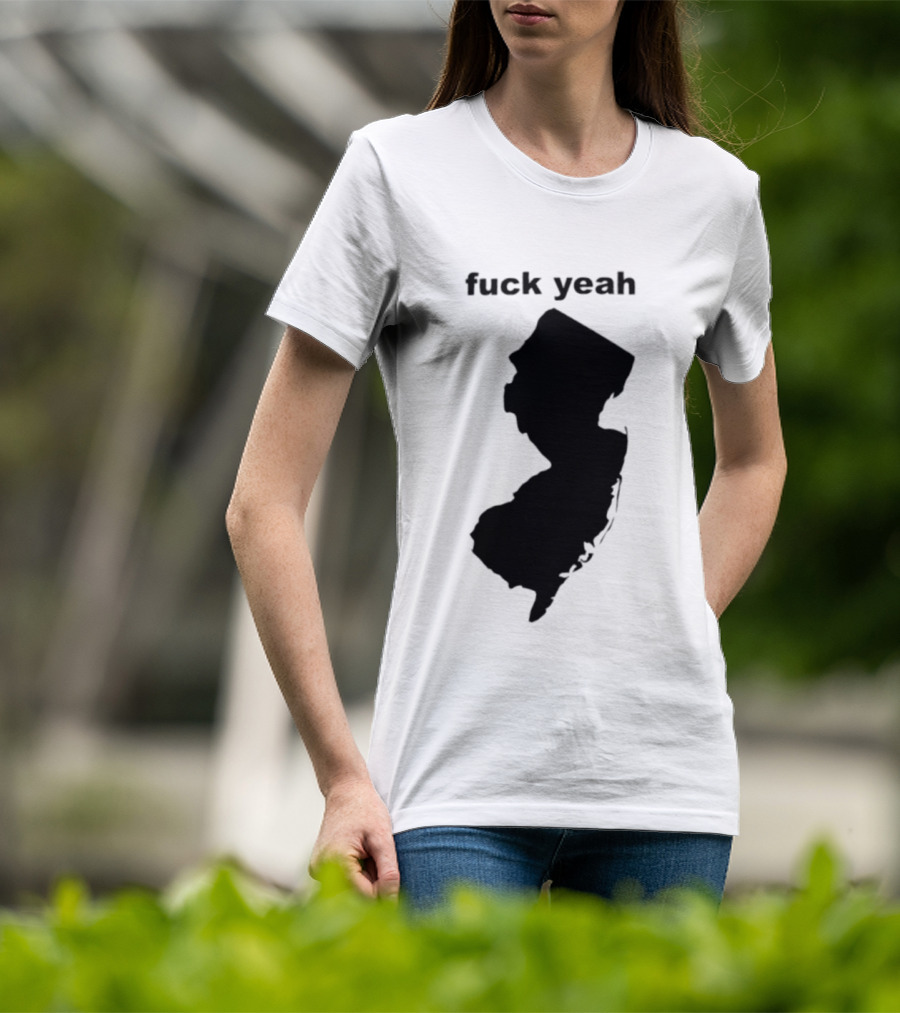 Fuck Yeah New Jersey Map T-Shirt