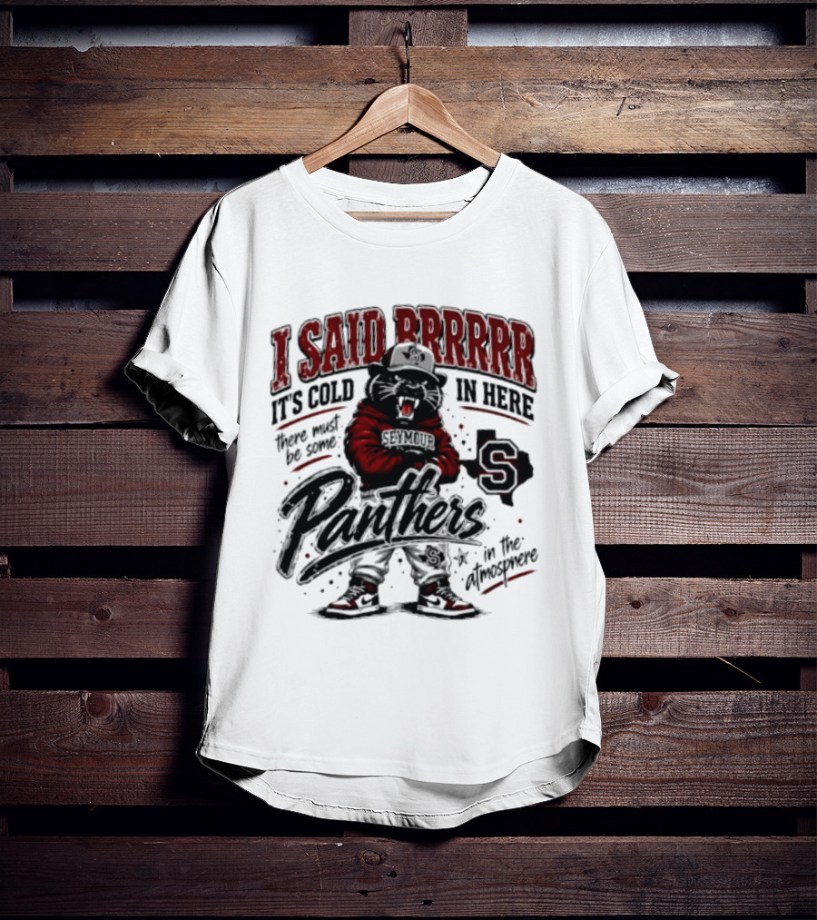 I Said Brrrrr It’s Cold In Here There Must Be Some Panthers In The Atmosphere T-Shirt