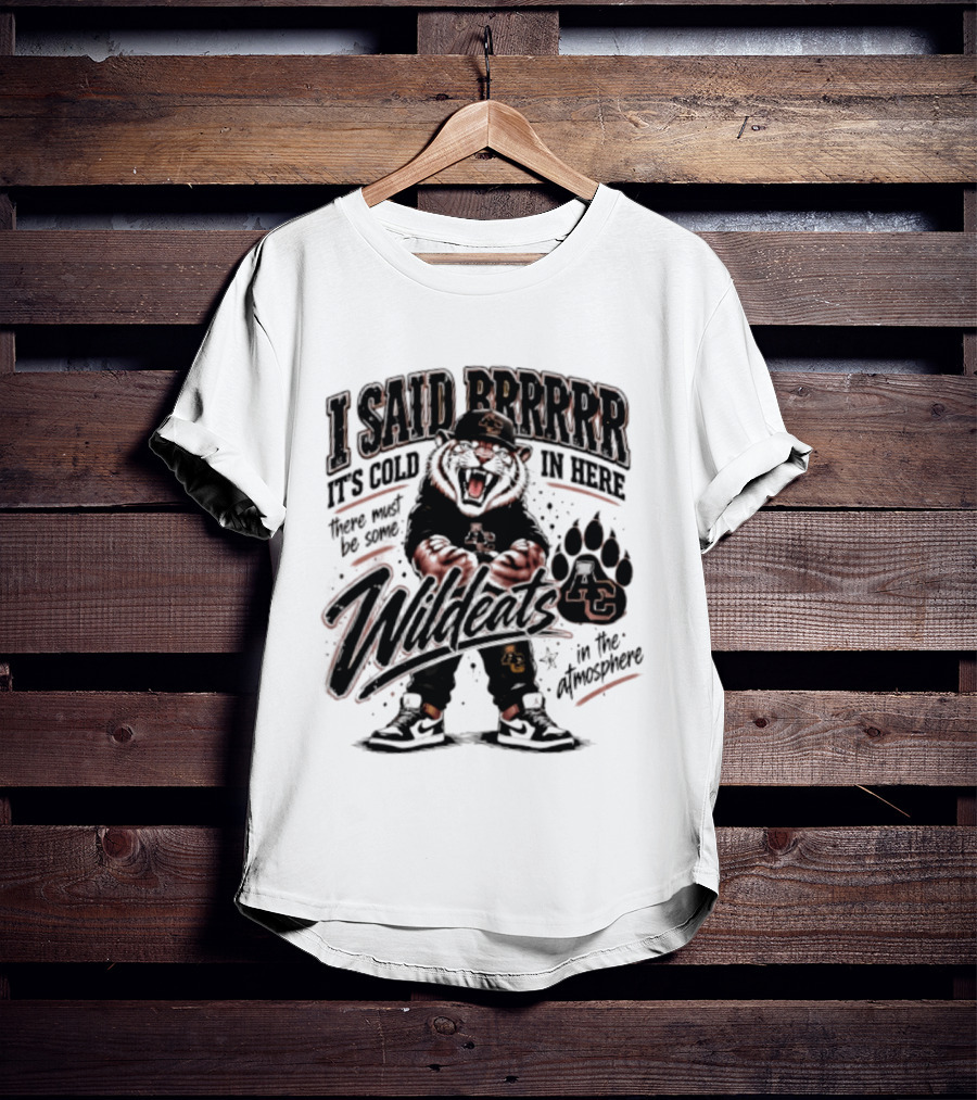 I Said Brrrrr It's Cold In Here Wildcats In The Atmosphere T-Shirt