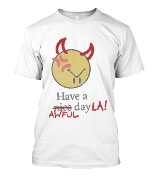 Isaiah Rashad Awful Day LA Anniversary Show 2026 Souvenir T-Shirt