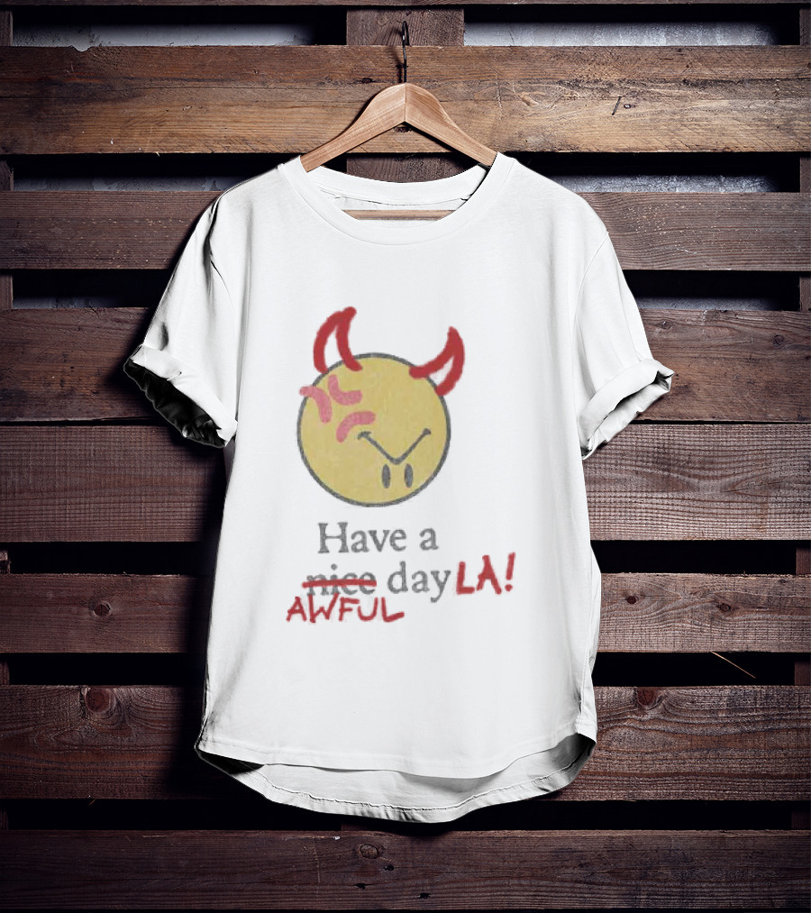 Isaiah Rashad Awful Day LA Anniversary Show 2026 Souvenir T-Shirt
