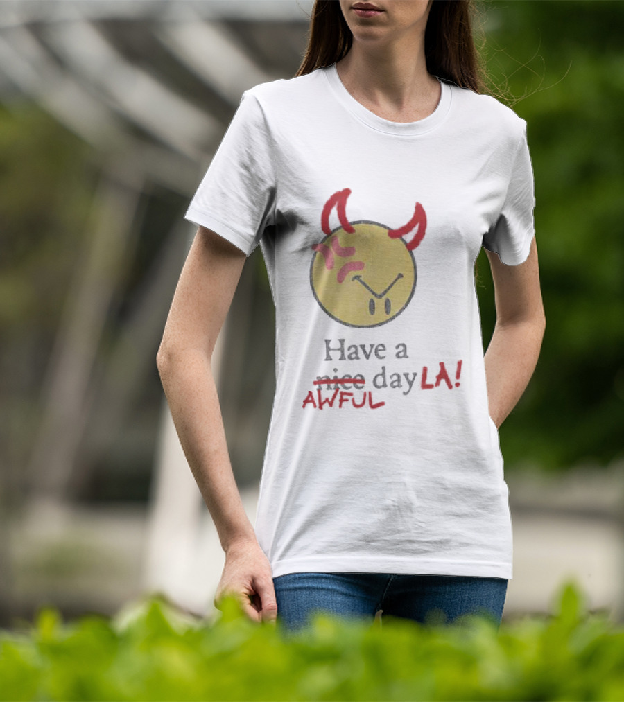 Isaiah Rashad Awful Day LA Anniversary Show 2026 Souvenir T-Shirt