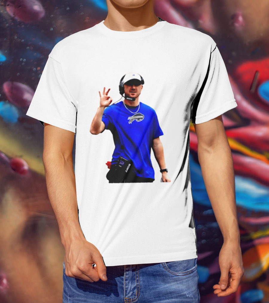 Joe Brady Buffalo Bills Coaching Moments Buffalo T-Shirt