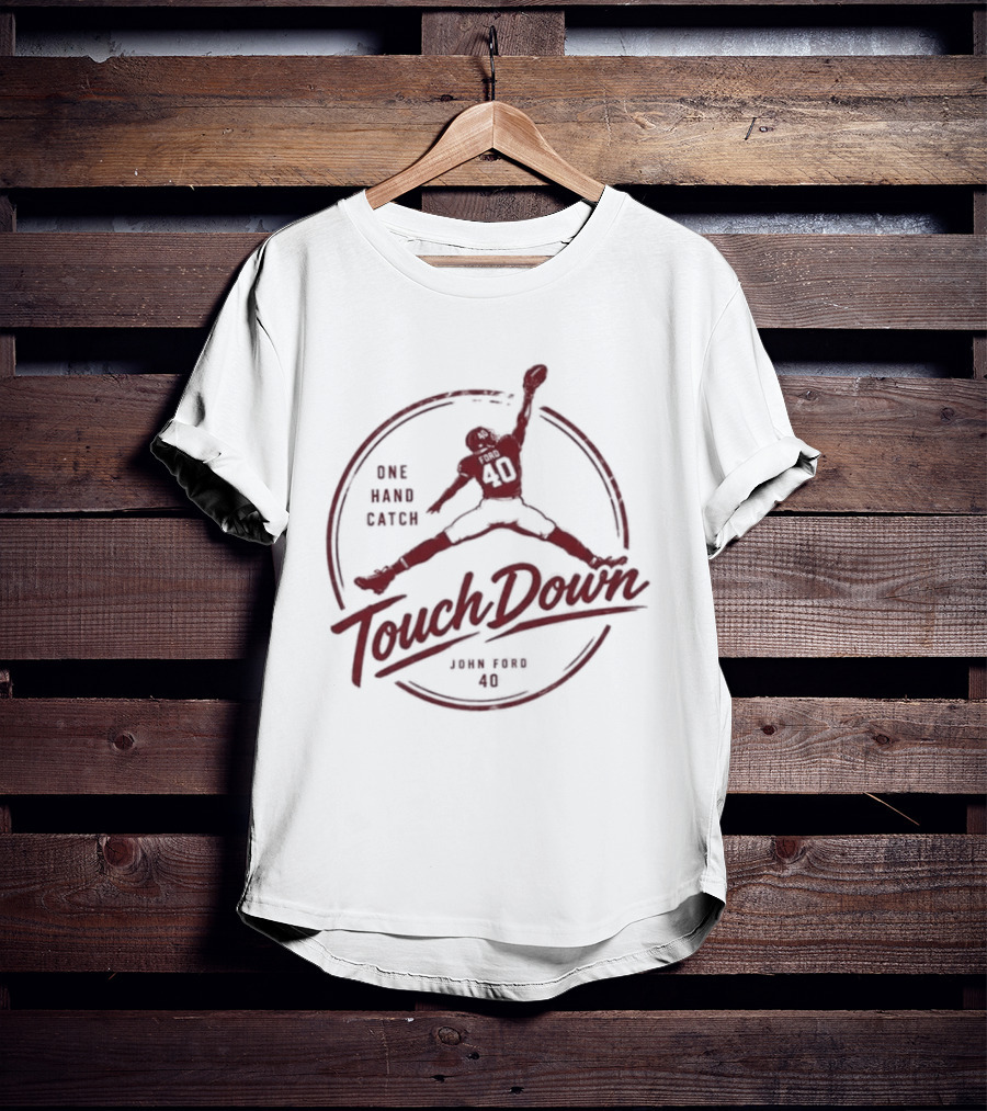 John Ford One Hand Catch Touchdown NCAA 2026 T-Shirt