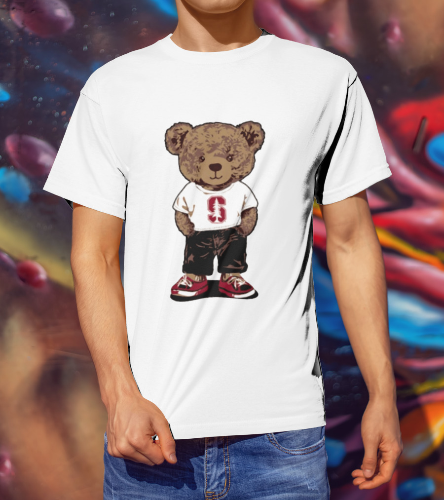 Stanford Cardinal 2026 Teddy Bear NCAA Fan Gear T-Shirt