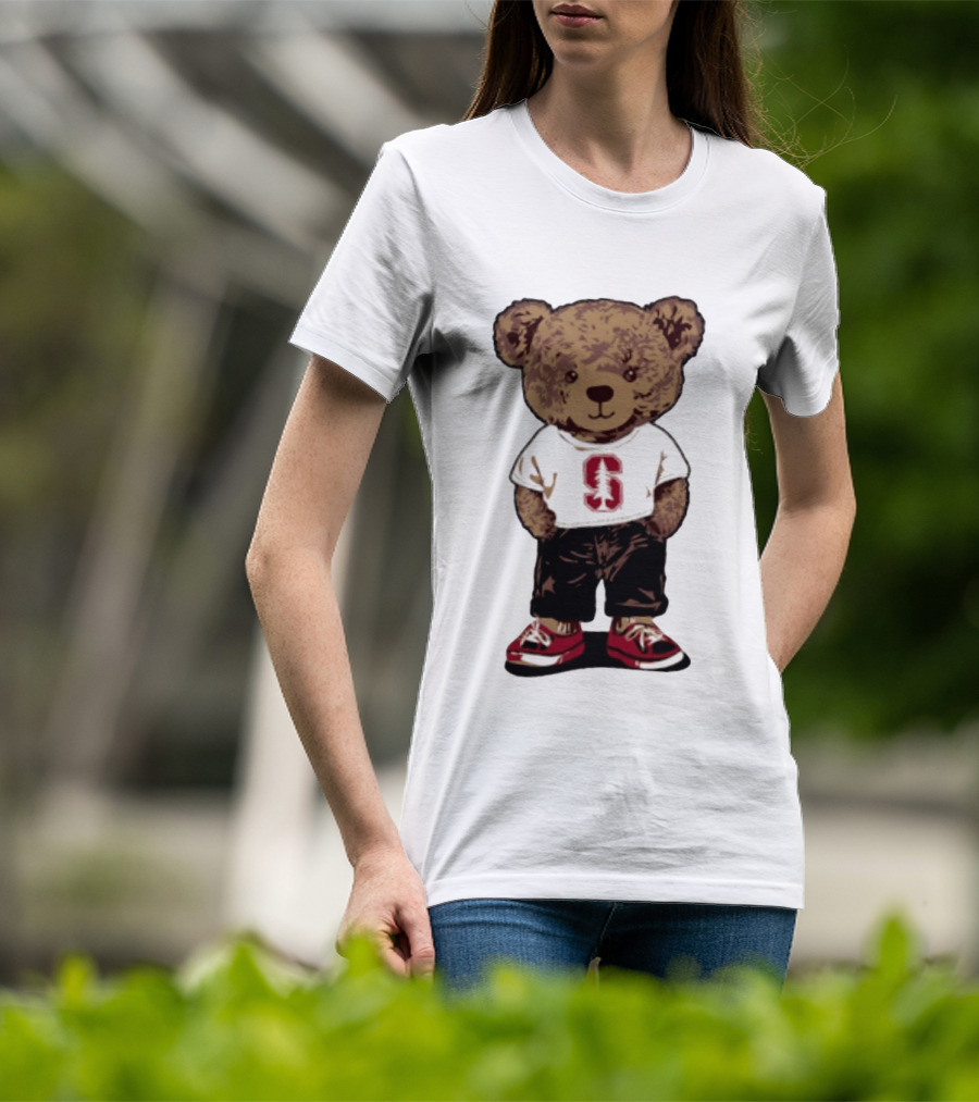 Stanford Cardinal 2026 Teddy Bear NCAA Fan Gear T-Shirt