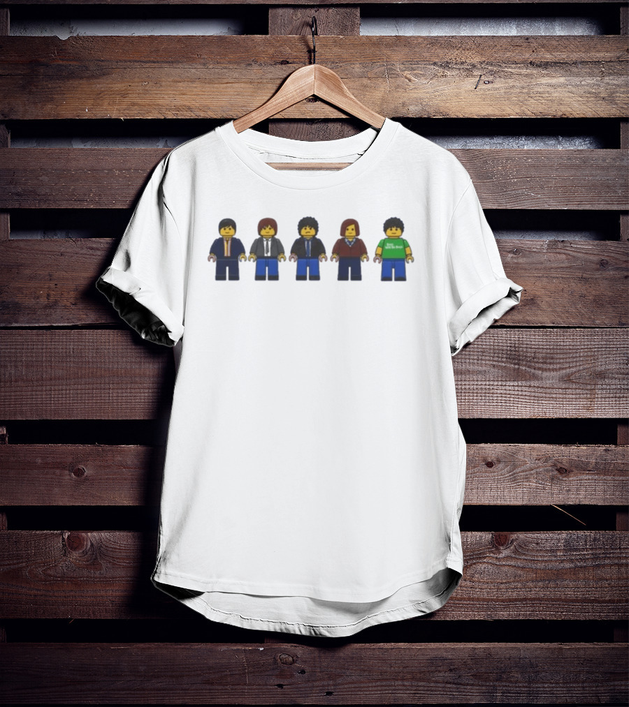 The Strokes World Tour Winter 2002 Band LEGO Minifigure Collection T-Shirt