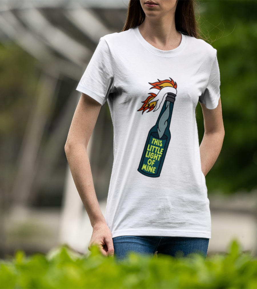 This Little Light Of Mine Molotov Cocktail Flame Bottle T-Shirt