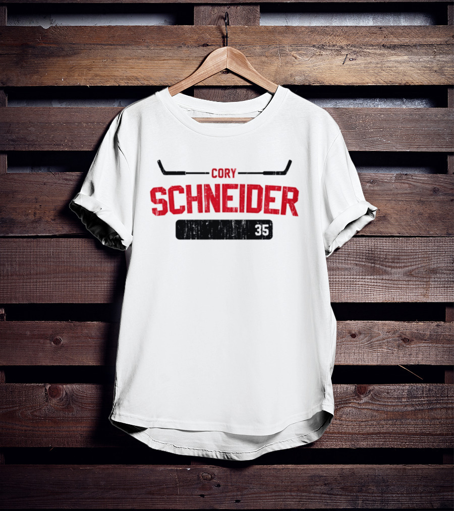 Cory Schneider New Jersey Devils 35 Athletic Name And Number T-Shirt