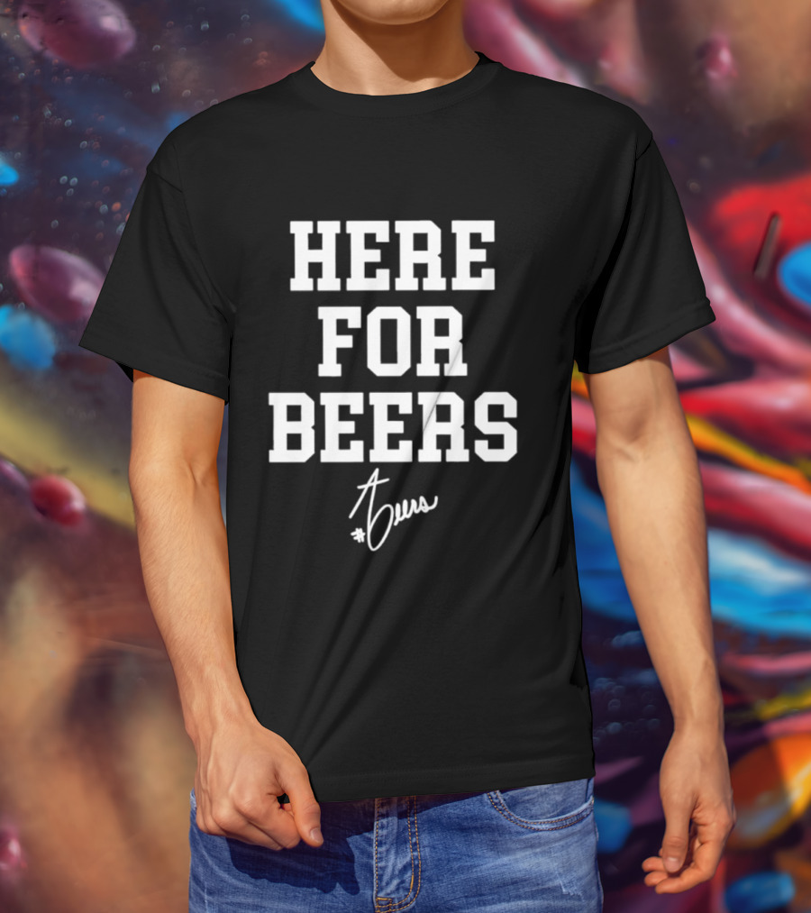 Allie Here For Beers Marquette Women's Volleyball T-Shirt
