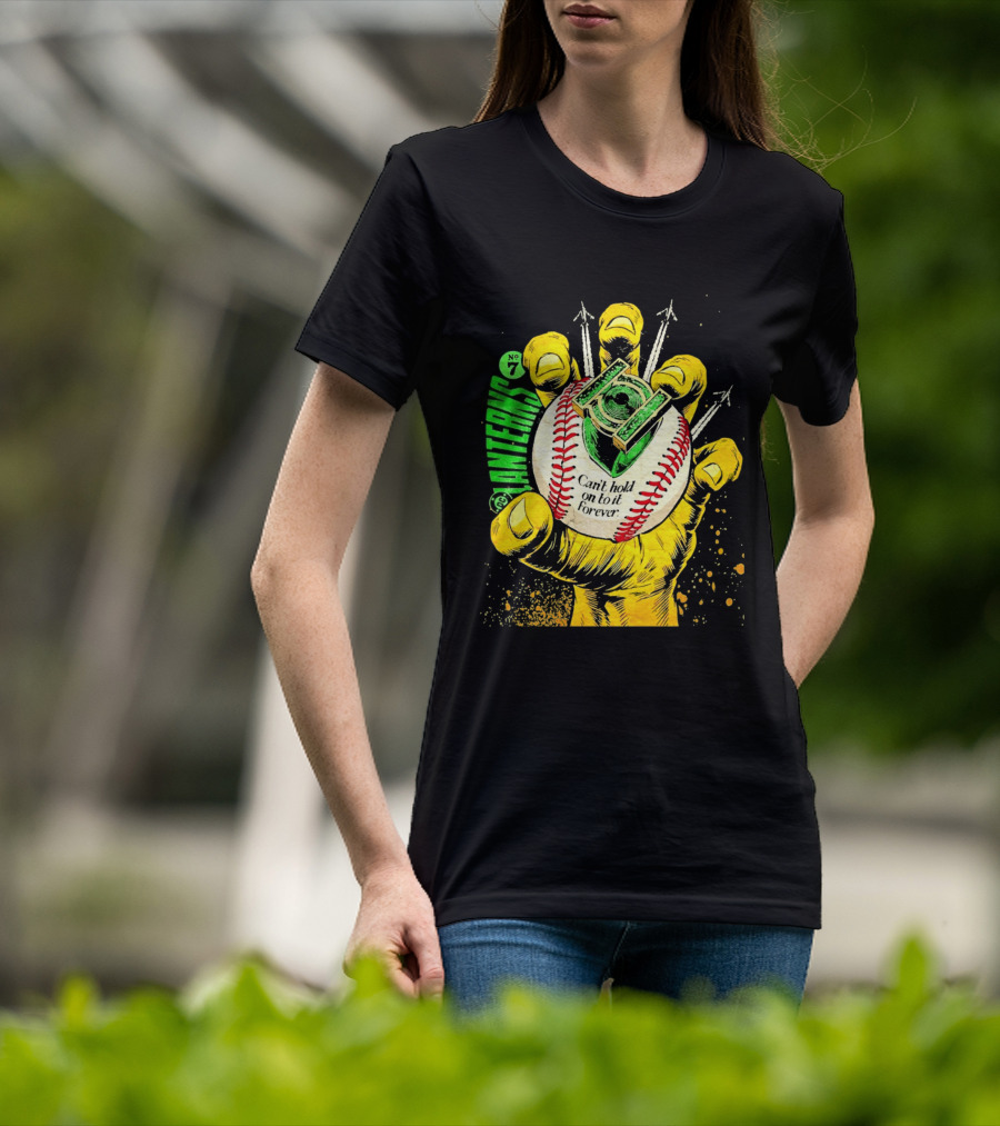 DC Comics Lanterns No 7 Can't Hold On To It Forever Baseball Glove T-Shirt