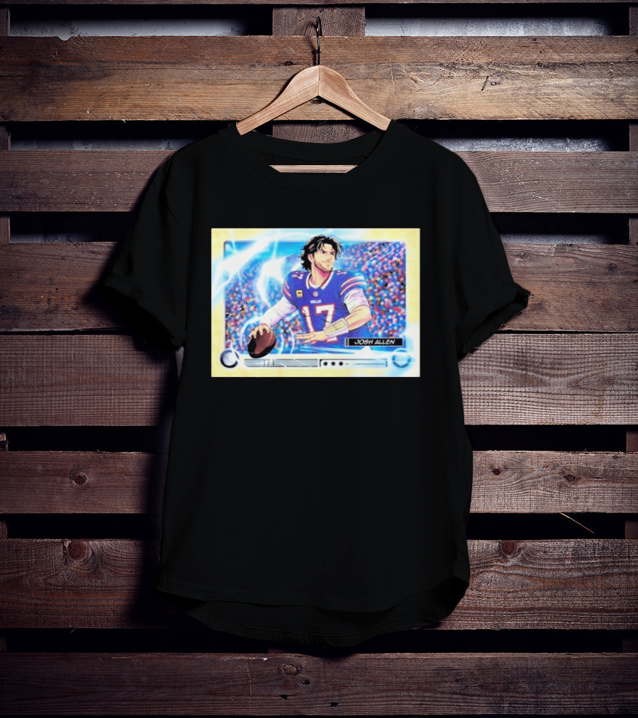 Josh Allen 1 Of 1 Anime Superfractor 2026 Bowman Football Card T-Shirt