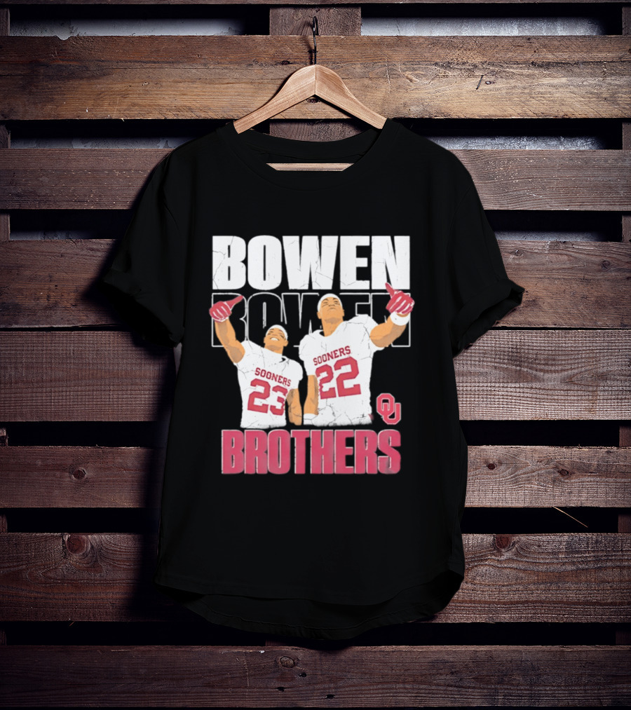 Bowen Brothers Sooners NCAA Football OU T-Shirt