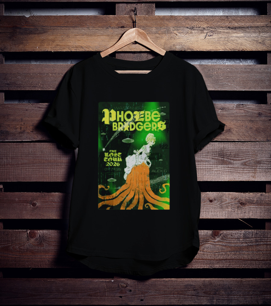 Phoebe Bridgers The Lost Tour 2026 Washington DC 09/29/26 With Alex G T-Shirt