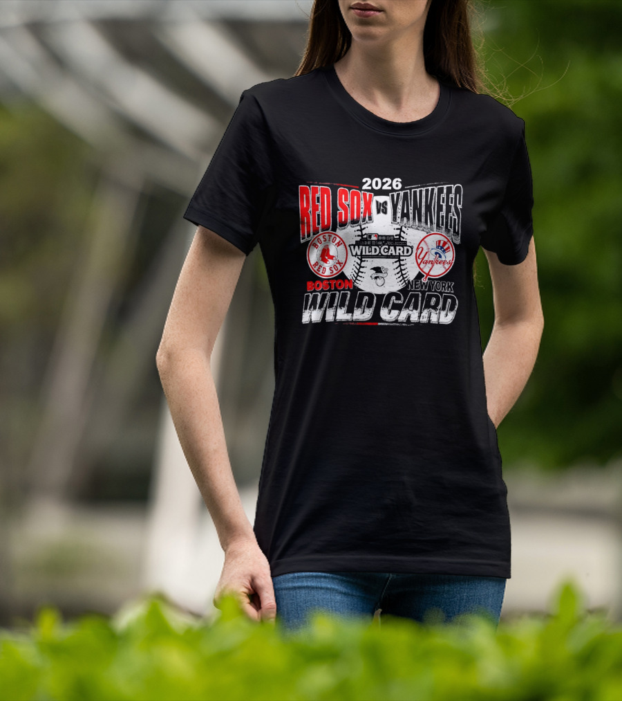2026 Boston Red Sox Vs New York Yankees Wild Card Matchup T-Shirt