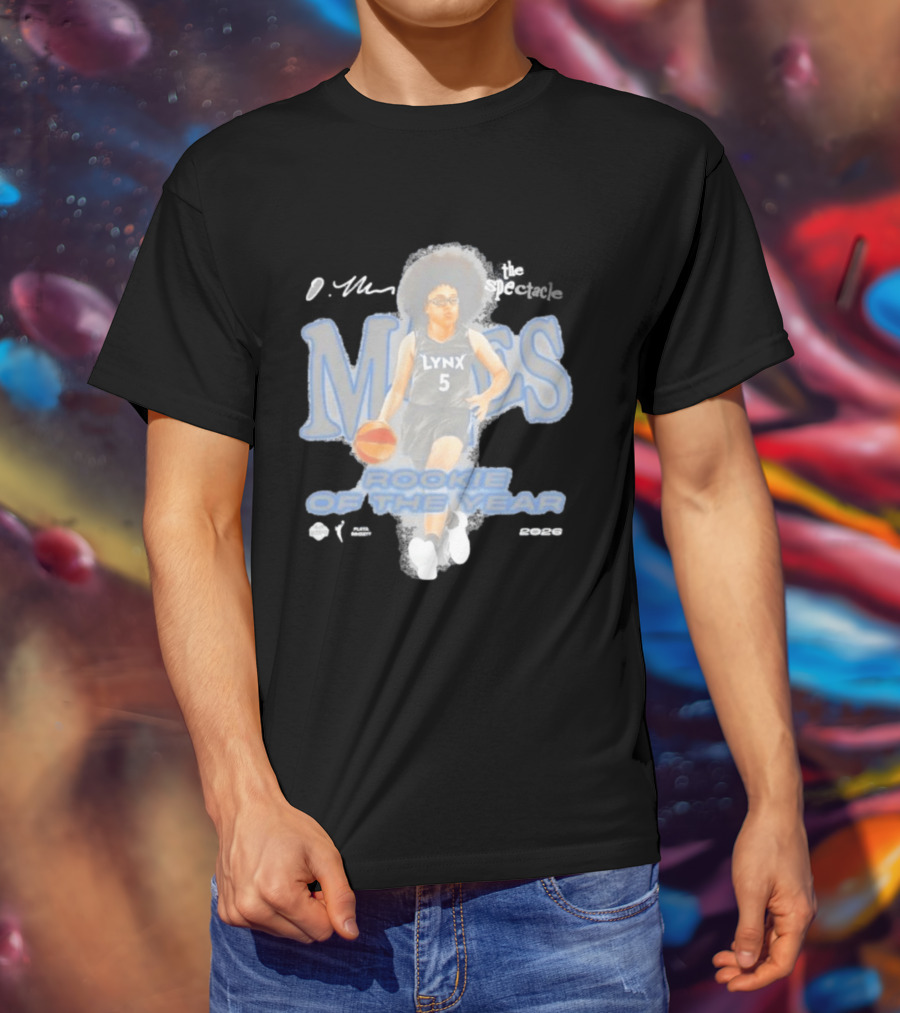 Olivia Miles Minnesota Lynx Playa Society Rookie Of The Year 2026 T-Shirt