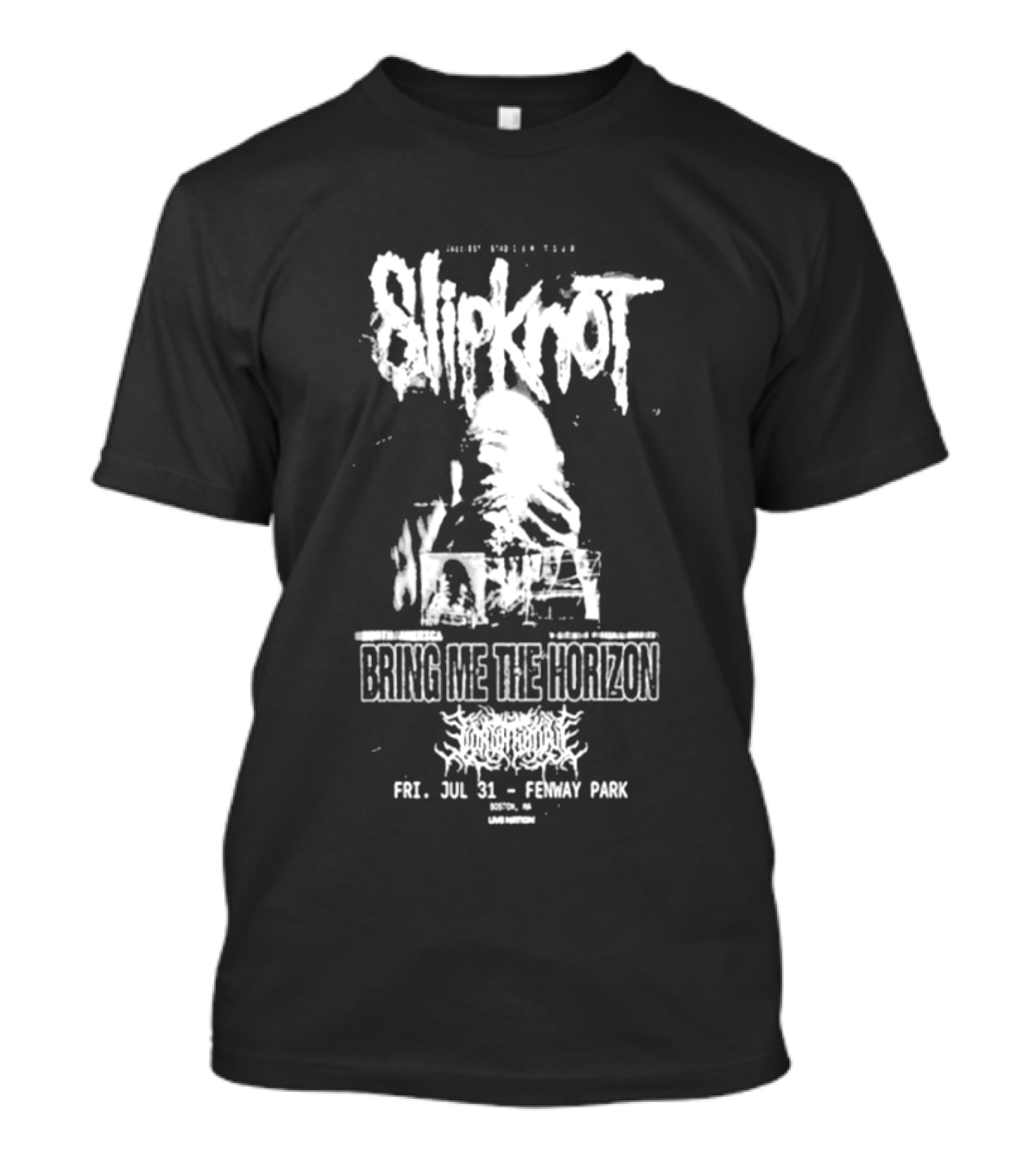 Slipknot Knotfest Roadshow North America Bring Me The Horizon Fri Jul 31 Fenway Park T-Shirt