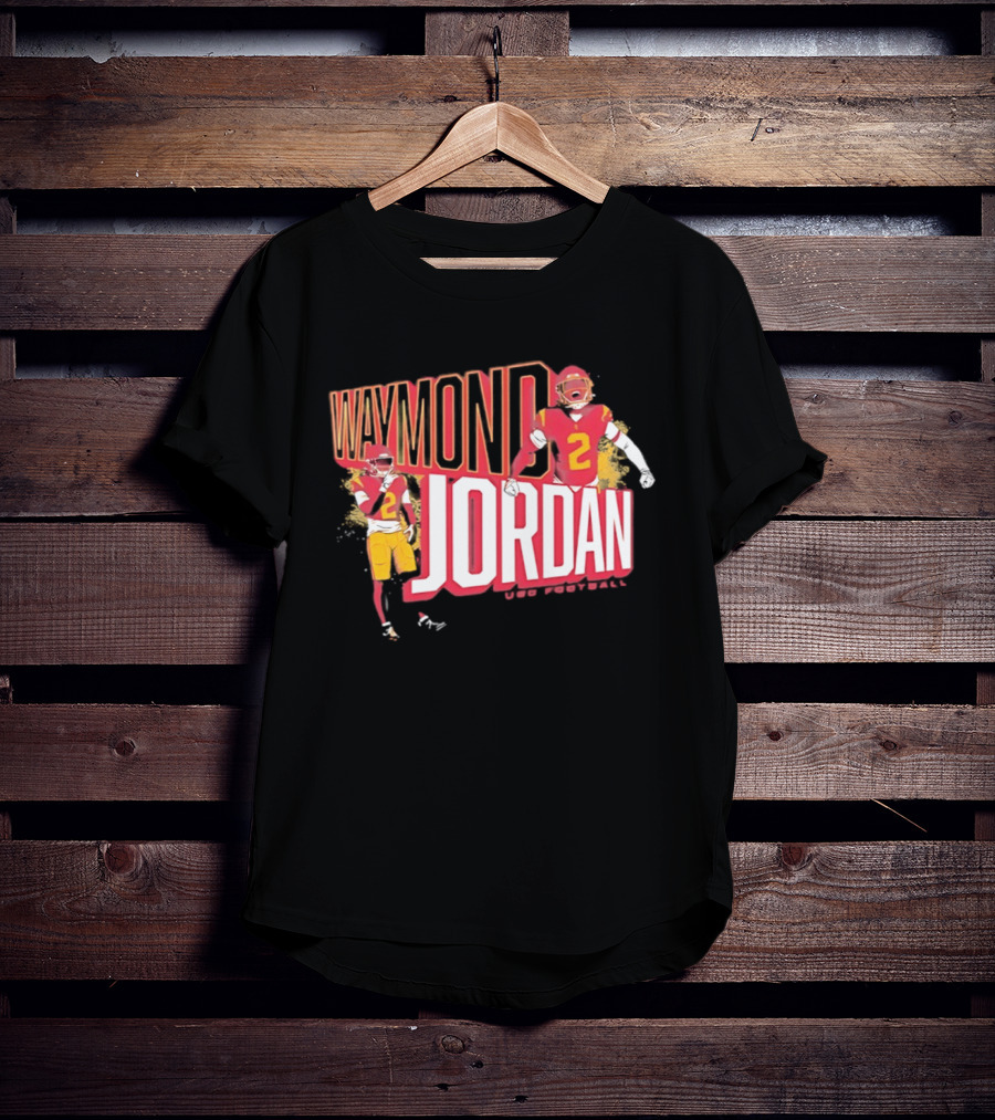 Waymond Jordan USC Trojans NCAA Football Number 2 T-Shirt