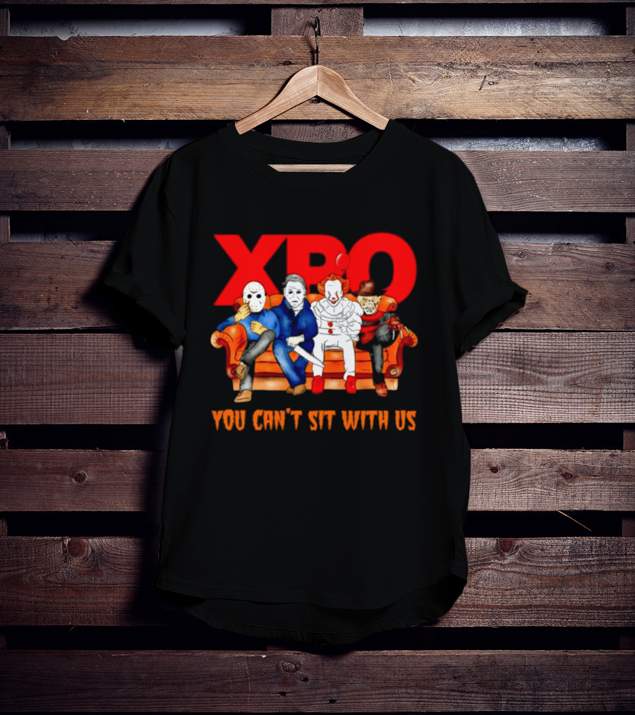 XPO Horror Movie Friends Halloween 2026 You Can't Sit With Us T-Shirt
