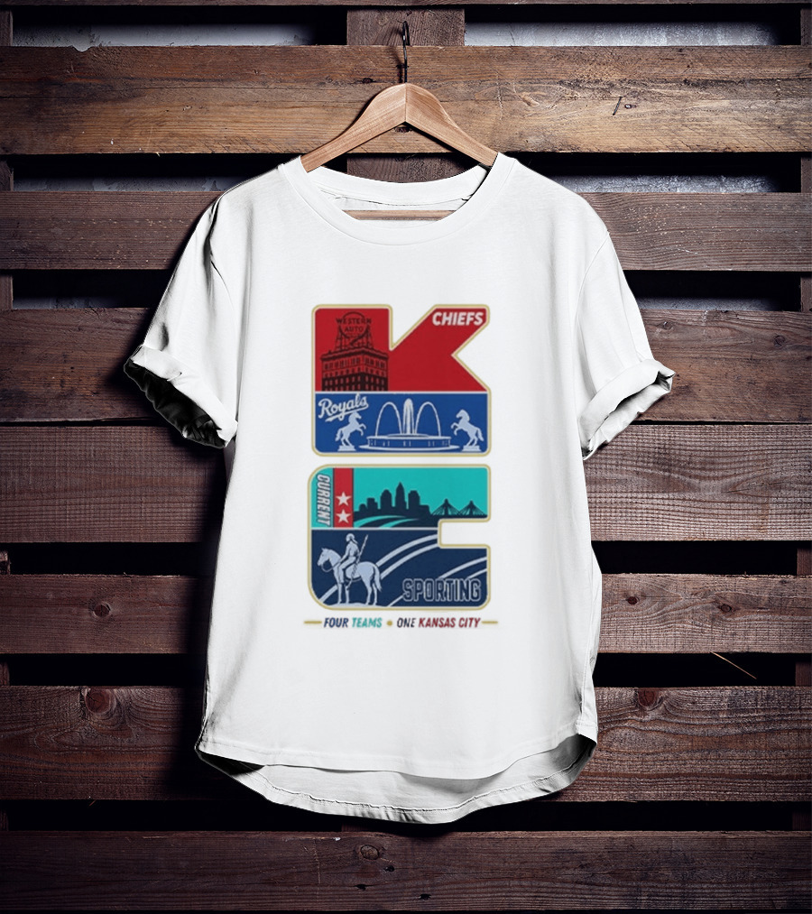 Chiefs Royals Current Sporting Kansas City Western Auto T-Shirt