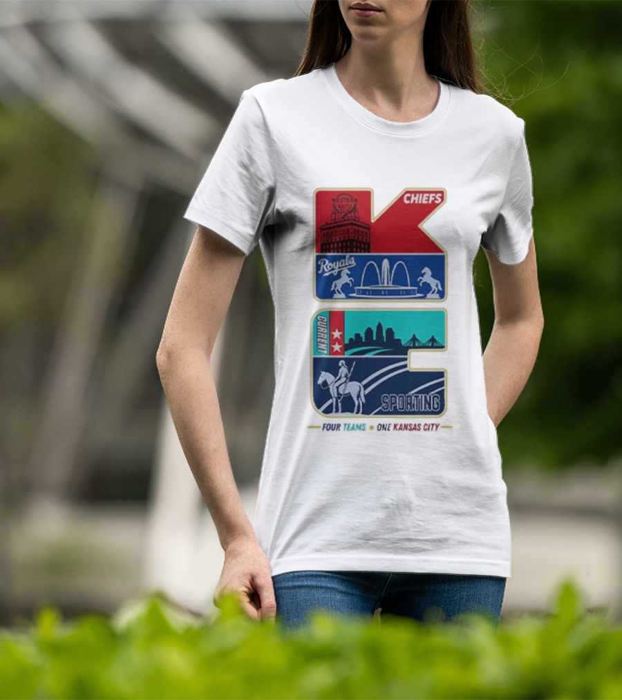 Chiefs Royals Current Sporting Kansas City Western Auto T-Shirt