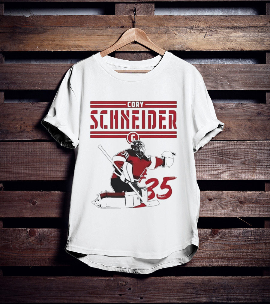Cory Schneider New Jersey Devils Hockey Player 35 T-Shirt