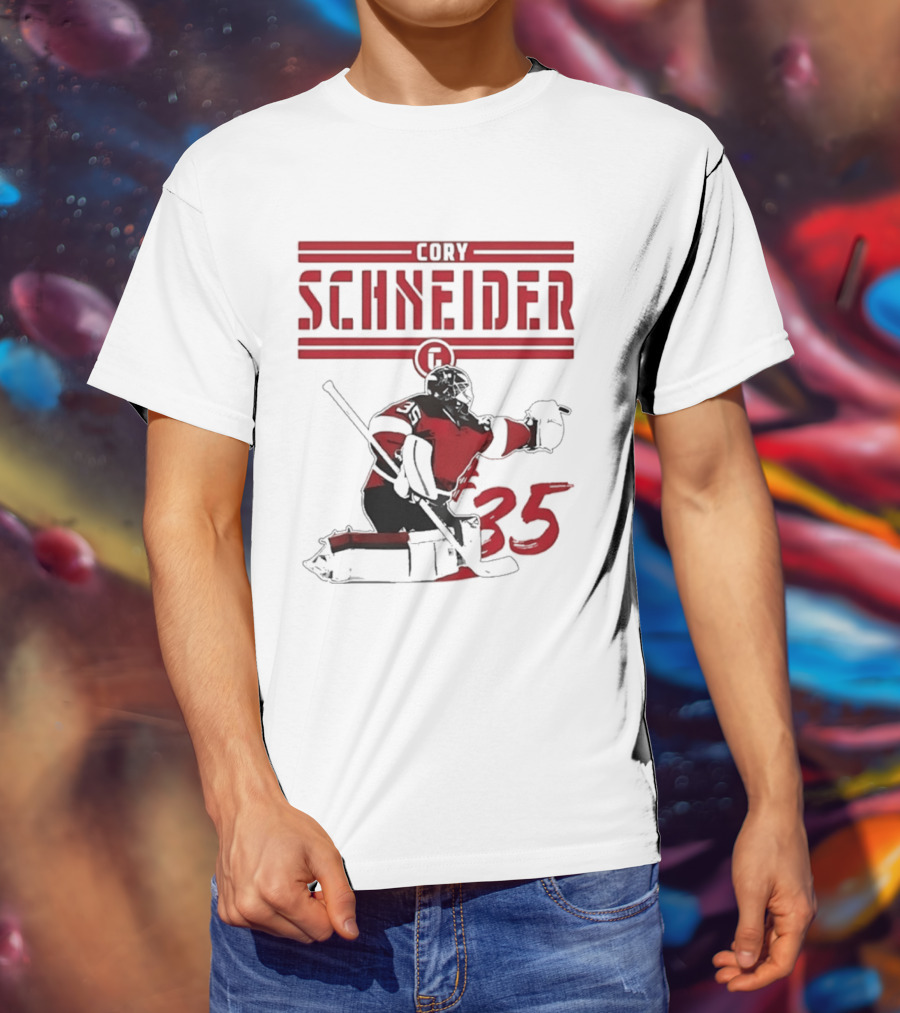Cory Schneider New Jersey Devils Hockey Player 35 T-Shirt