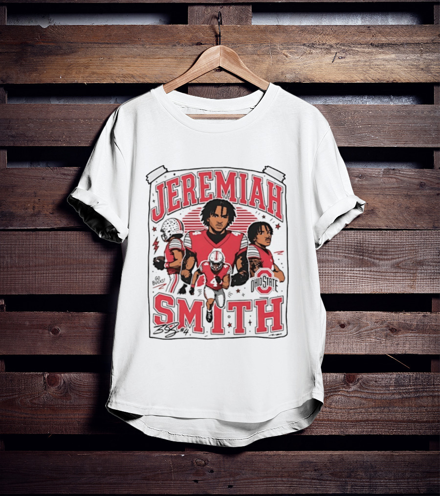 Jeremiah Smith Ohio State Buckeyes NCAA Football Vintage 90s T-Shirt