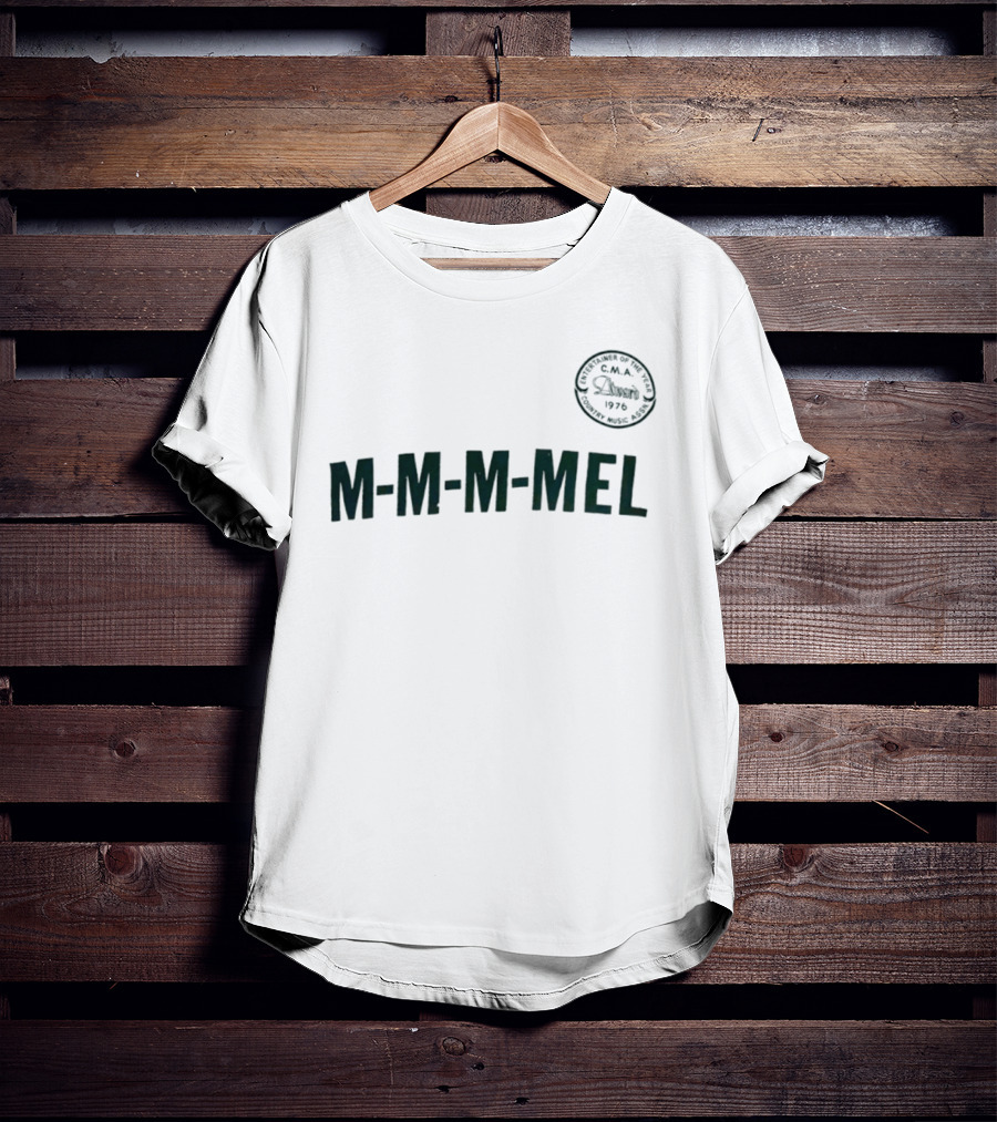 M M M Mel Entertainer Of The Year 1976 CMA Country Music Assn T-Shirt
