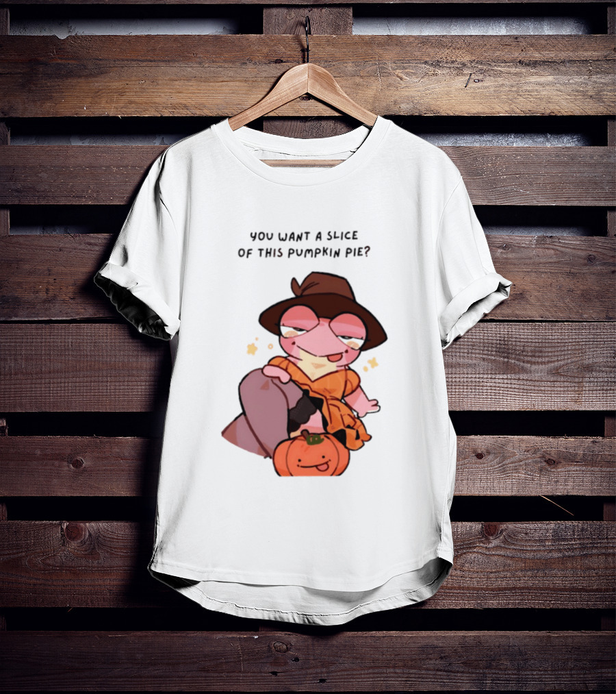 You Want A Slice Of This Pumpkin Pie Frog In Witch Hat With Pumpkin T-Shirt