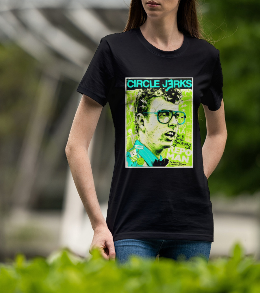 Circle Jerks Repo Man Screening Dec 6 2026 The Castro SF Live Performance T-Shirt