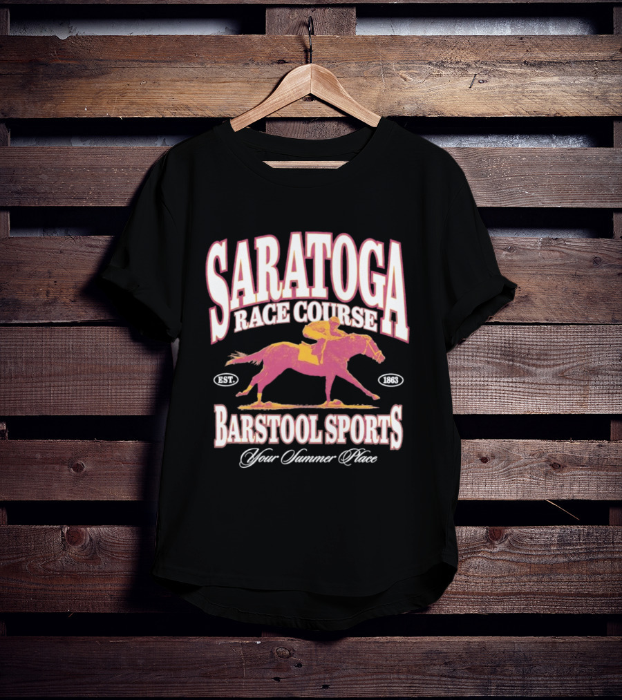 Saratoga Race Course Barstool Sports Your Summer Place T-Shirt
