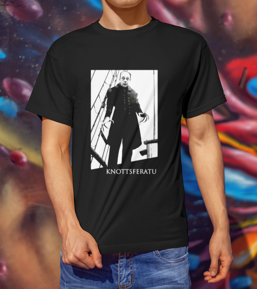 Don Knotts Knottsferatu Nosferatu Horror Comedy Mashup T-Shirt