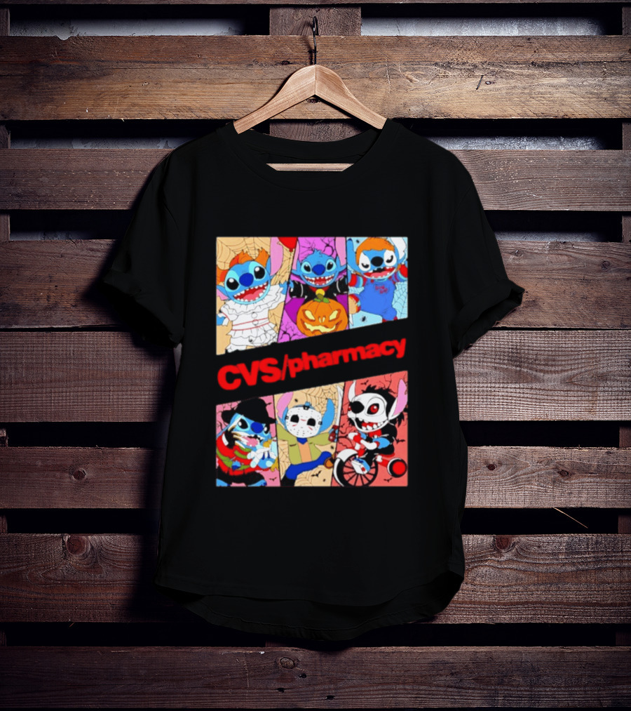 Stitch Horror Halloween CVS Pharmacy 2026 Movie T-Shirt