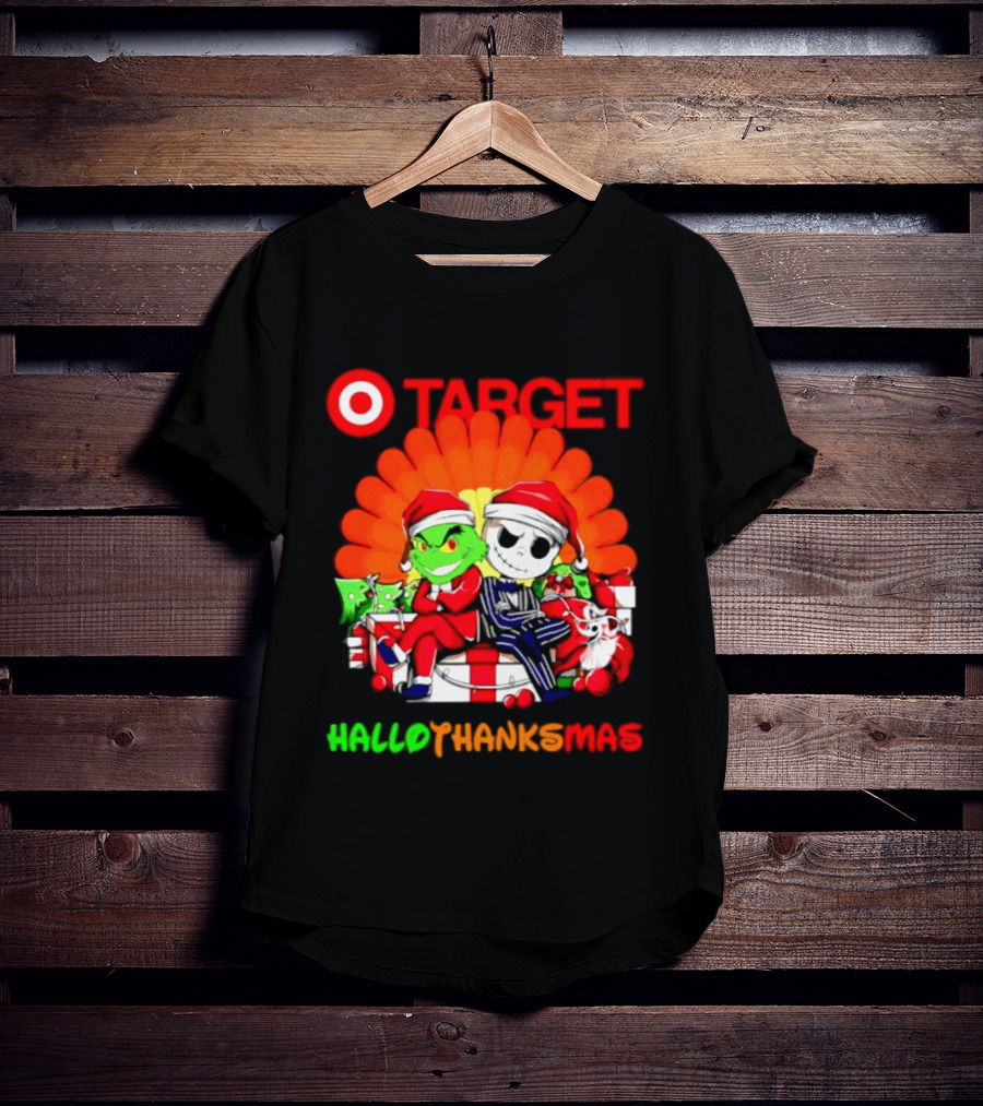 Target Grinch Jack Skellington Hallothanksmas 2026 T-Shirt