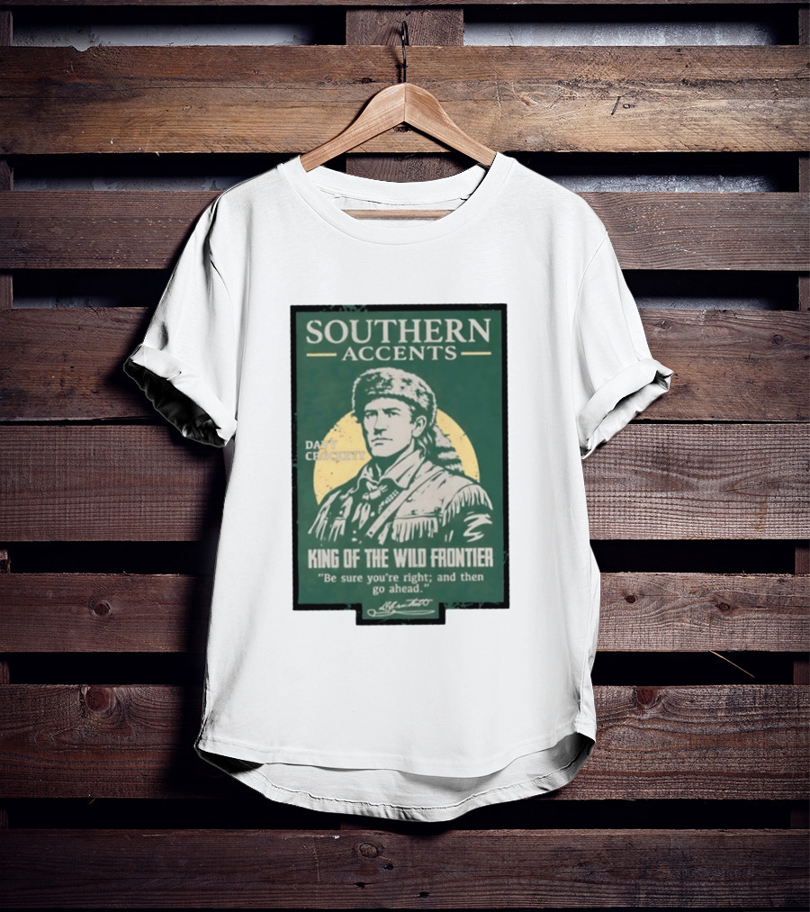 Southern Accents Davy Crockett King Of The Wild Frontier T-Shirt
