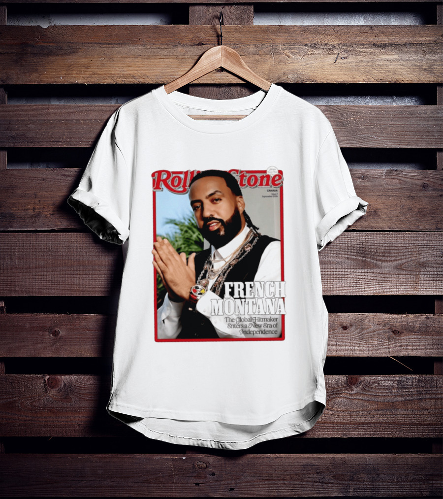 Rolling Stone Canada September 2026 French Montana Global Hitmaker New Era Of Independence T-Shirt