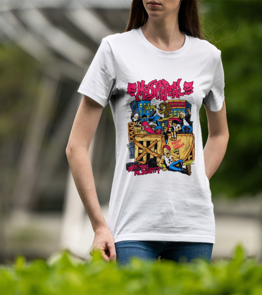 Massappeal Are You Alright Nobody Like Thinker Suffer Skateboarding Scene T-Shirt