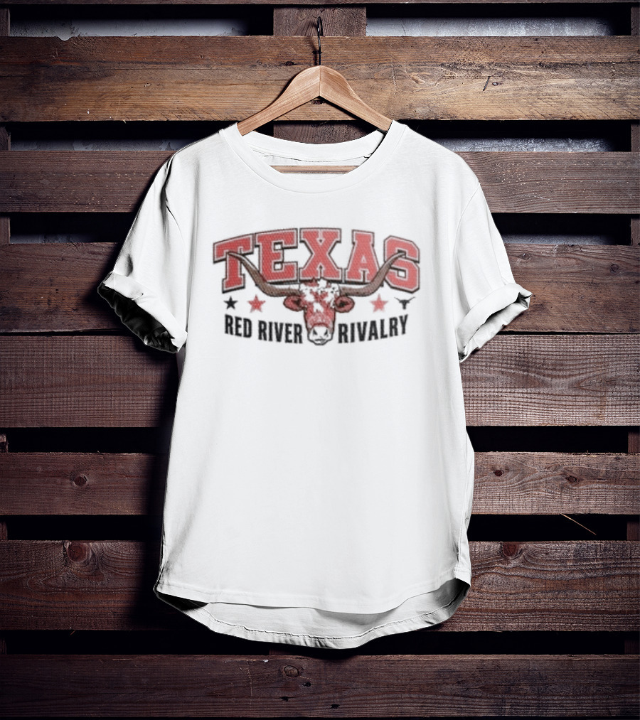 Texas Longhorns Red River Rivalry 2026 Custom Pullover T-Shirt