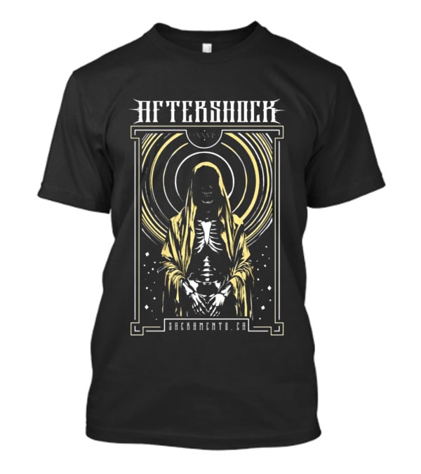 Aftershock Festival Sacramento CA Night Wish October 1 4 2026 Skeleton T-Shirt