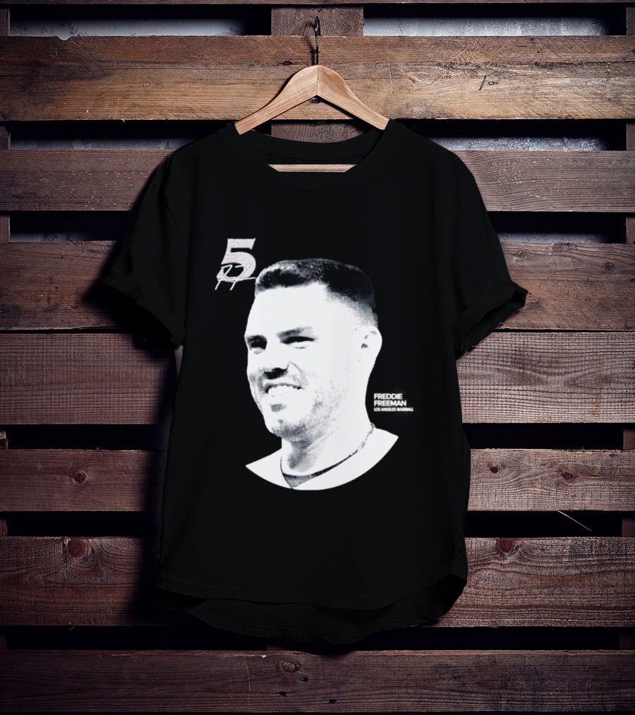 Freddie Freeman Number 5 Los Angeles Dodgers MLB 2026 Lineage Series T-Shirt