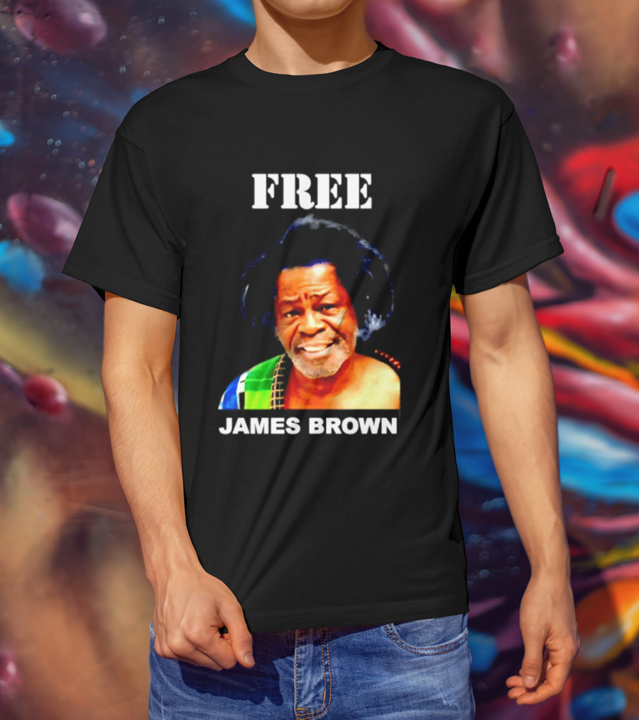 FREE James Brown Godfather Of Soul Funk T-Shirt