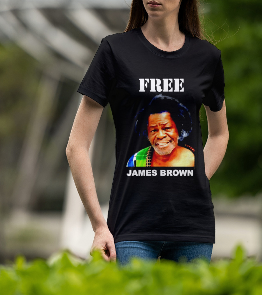 FREE James Brown Godfather Of Soul Funk T-Shirt
