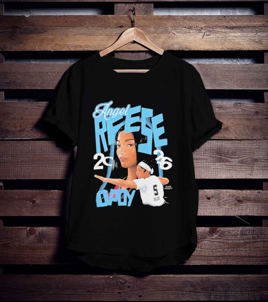 Angel Reese 2026 DPOY Basketball Player T-Shirt