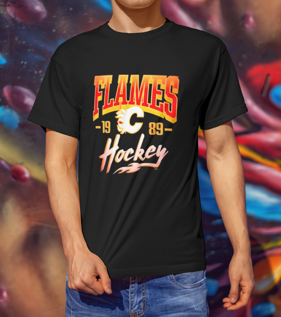 Calgary Flames 1989 Hockey Made To Last T-Shirt