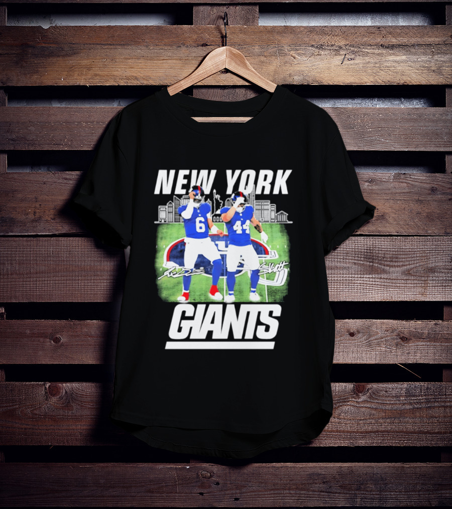 New York Giants Jaxson Cam Signatures Stadium T-Shirt